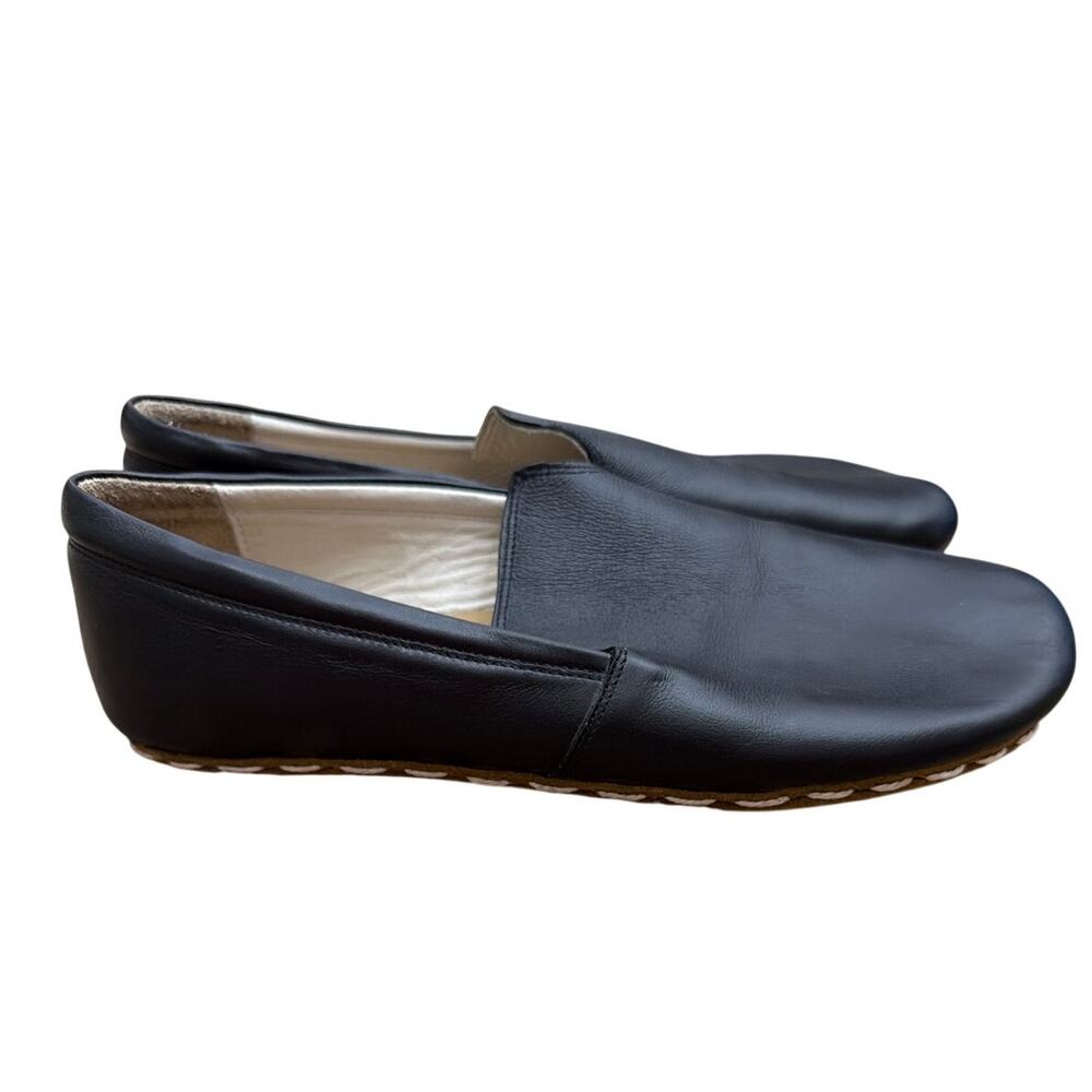 Earthing Harmony black leather barefoot slip-on grounding shoes size 45 M12 - Picture 4 of 6